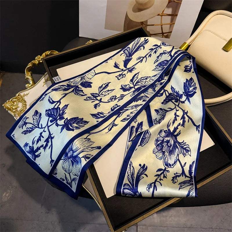 Dünner Seidenschal für Frauen – Multifunktionales Halstuch-Yabubest - Home & More