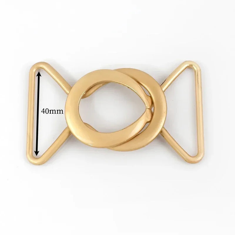 Dekorative Metall Gürtel Schnalle für Damen Mäntel Kleider DIY Accessoire
