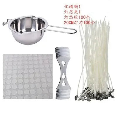 Kerze Schmelztiegel Wachs Schmelzbecher 1 2 3L Edelstahl DIY Gießkanne