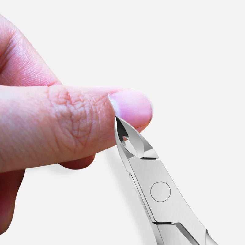 Edelstahl Nagelhautschere für präzise Maniküre und Peeling