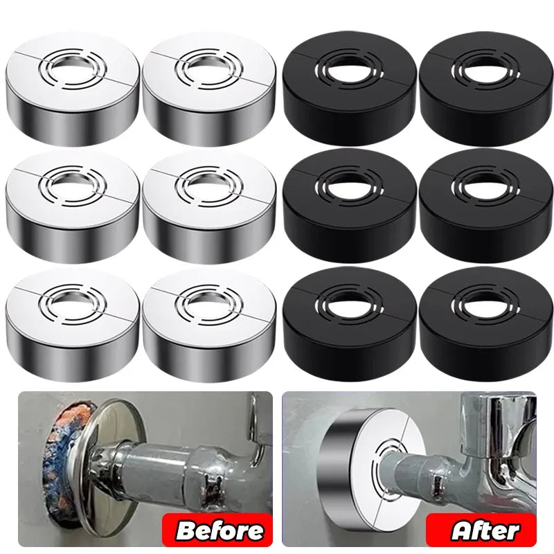 Abnehmbare Dekorative Abdeckung für Wasserhahn, Rohr - Eckventil – Bad Küche