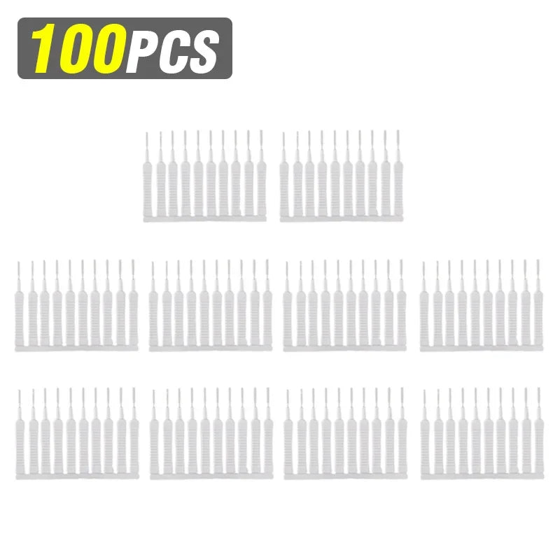 Nylon Reinigungsbürste Kleine Bürste für Dusche Kopf und Handy Löcher