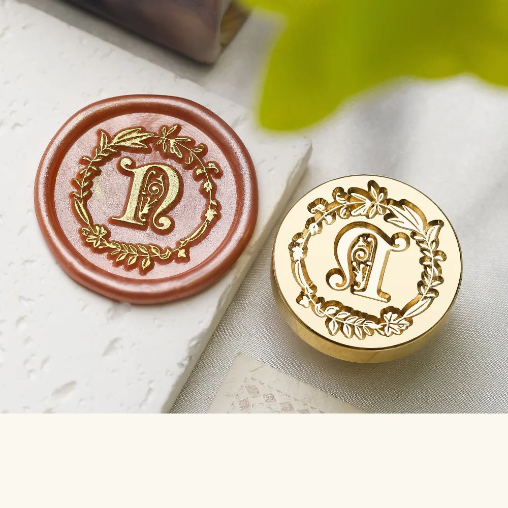 Retro Siegel Wachs Kit mit Metallstempel für kreative Dekorationen