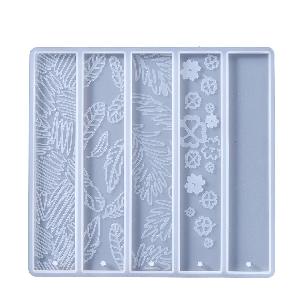 DIY Silikonform Lesezeichen Anhänger Epoxidharz Schmuck Gussform Zubehör