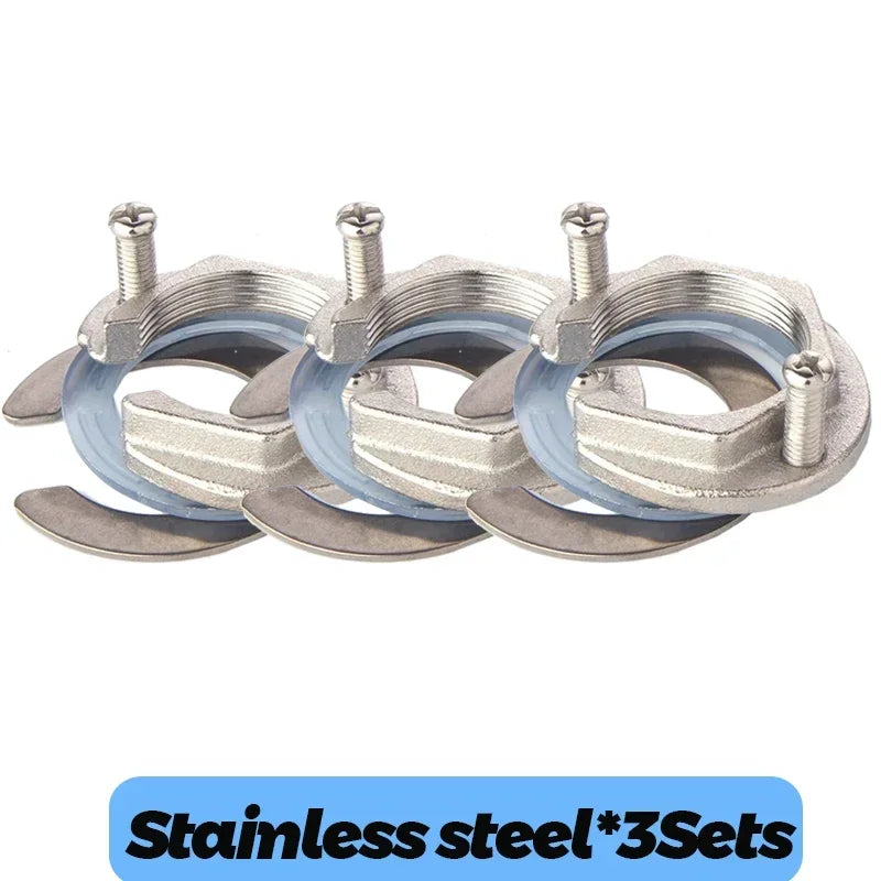 Wasserhahn Kontermutter Fixier Set – Sicherung für Küche Bad Waschbecken