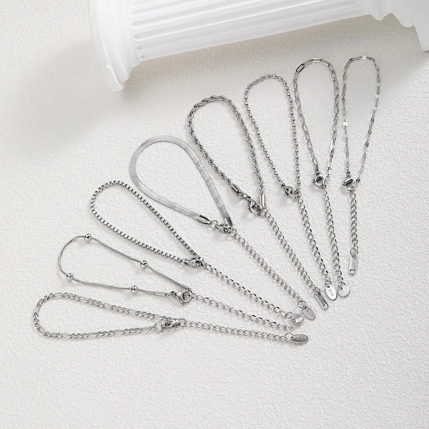 Edelstahl Kettenglieder Armband Unisex langlebig und stilvoll