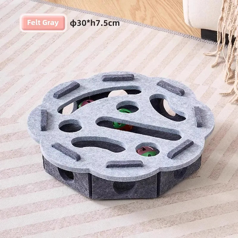 Indoor Kratzbaum für Katzen mit Sisal und Spielzeug Multifunktional