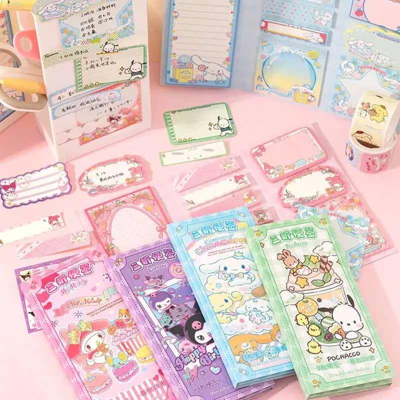 Selbstklebende Kawaii Cartoon Haftnotiz 15x7 cm für Schule - Büro