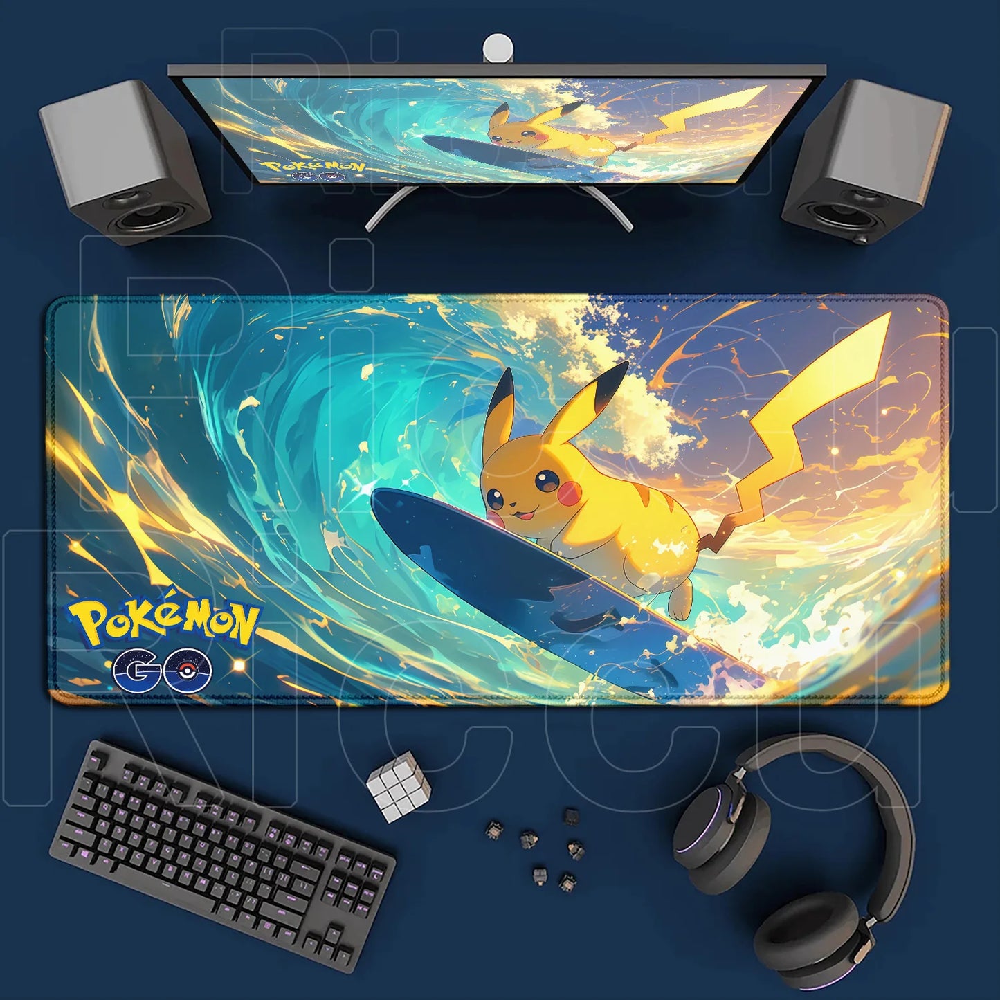 Extra Großes Gaming Mauspad 120x60cm Rutschfest Schreibtischunterlage XXL