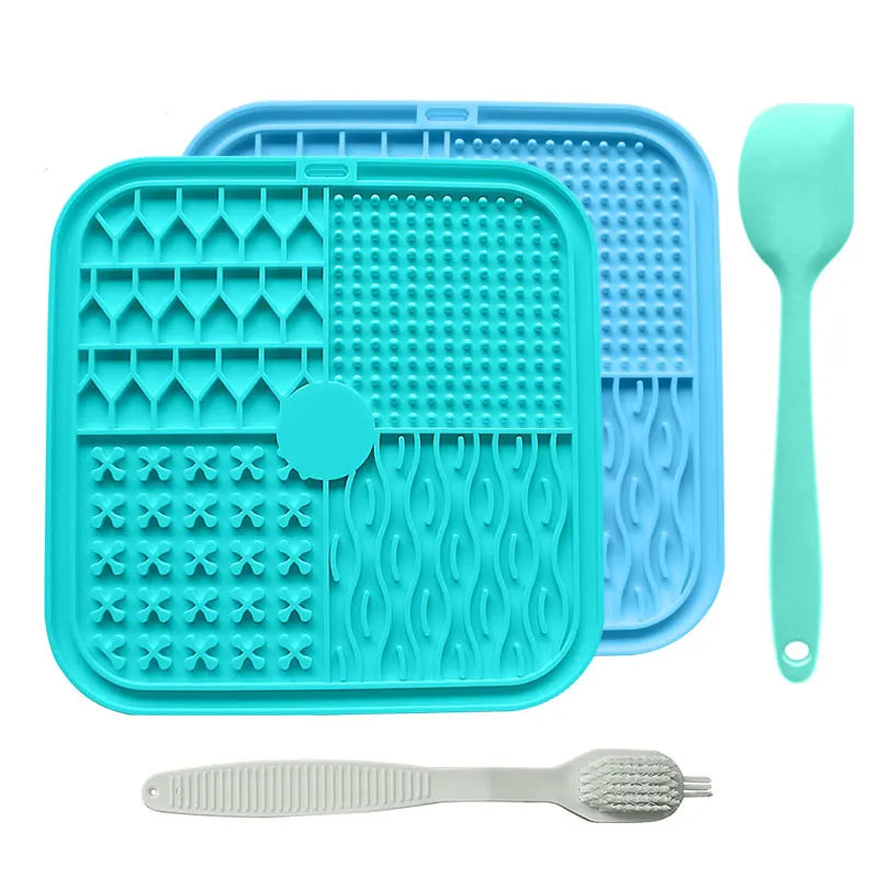 Beruhigende Leckmatte für Hunde mit Saugnapf – Langsames Füttern