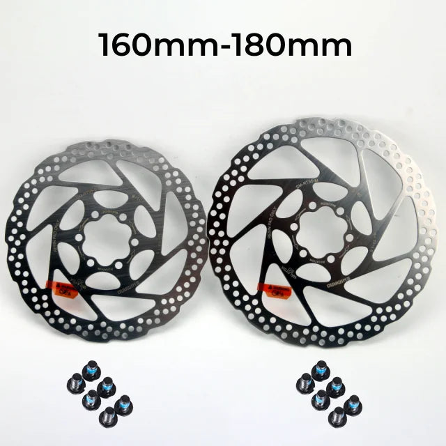Fahrrad Bremsscheibe 6 Bolzen MTB Rennrad Rotor 160mm 180mm Edelstahl Kühlung