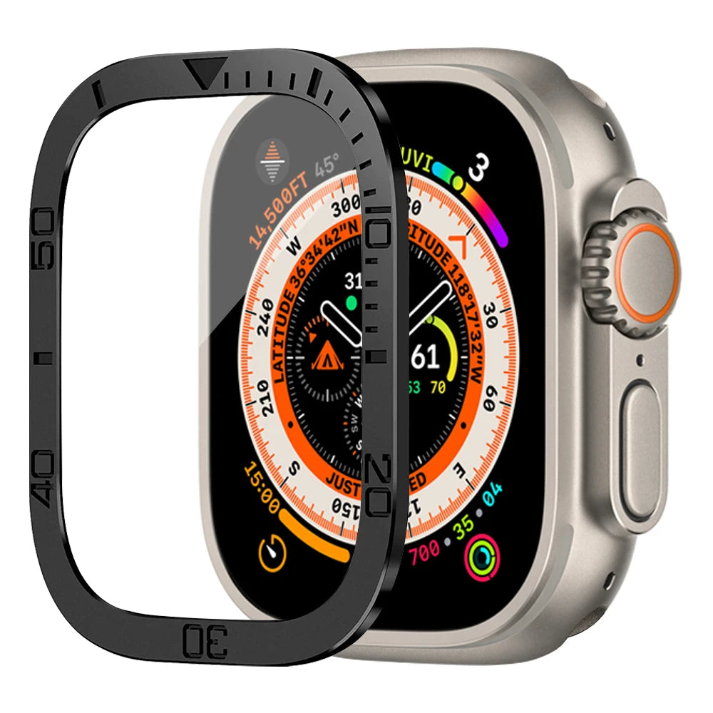 Kratzfeste Displayschutzfolie 3D-Schutz für Smartwatch 49 mm Ultra