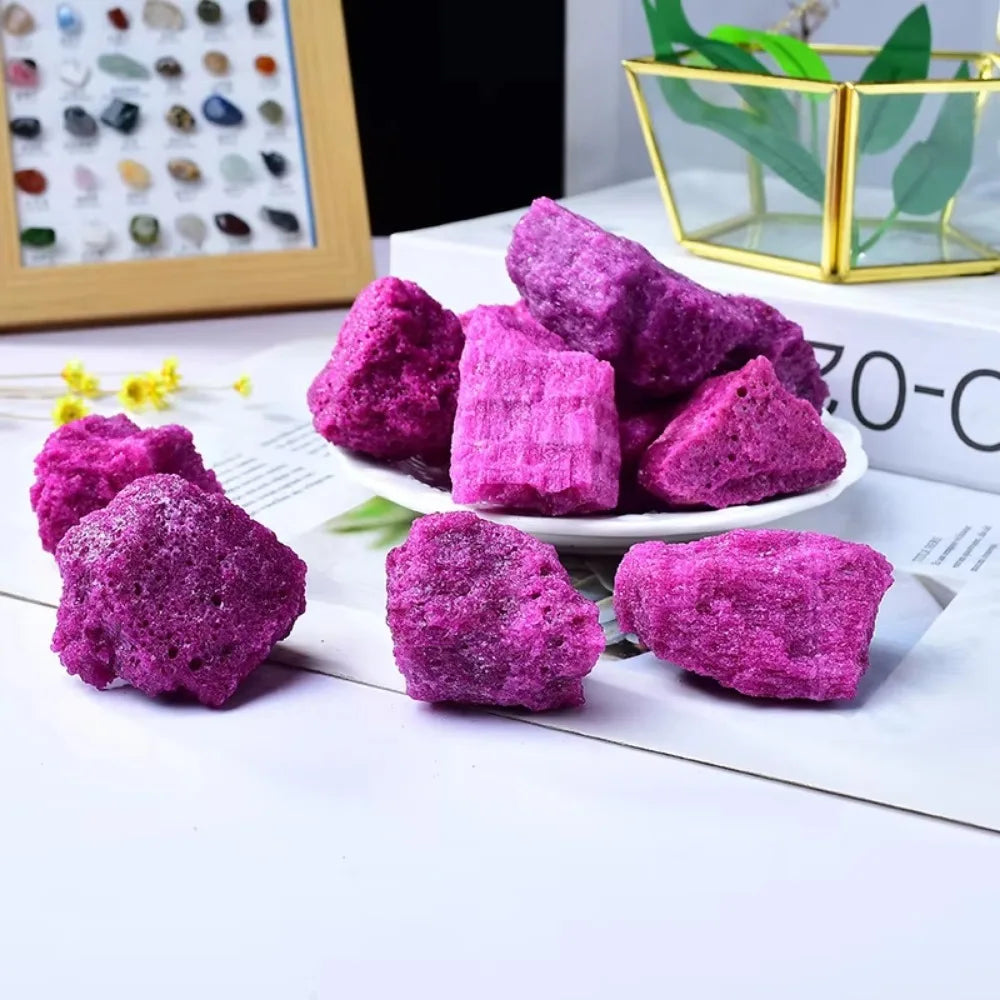 Natürlicher Roter Korund Rohstein - Aromatherapie, Heilstein, Dekoration