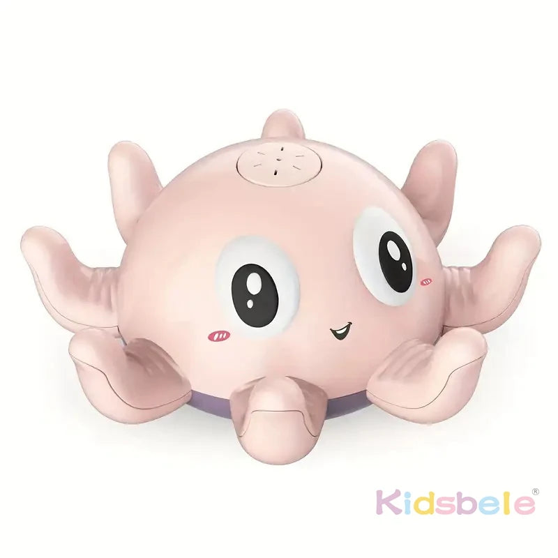 Leuchtendes musikalisches Baby-Badespielzeug mit Wasserspray