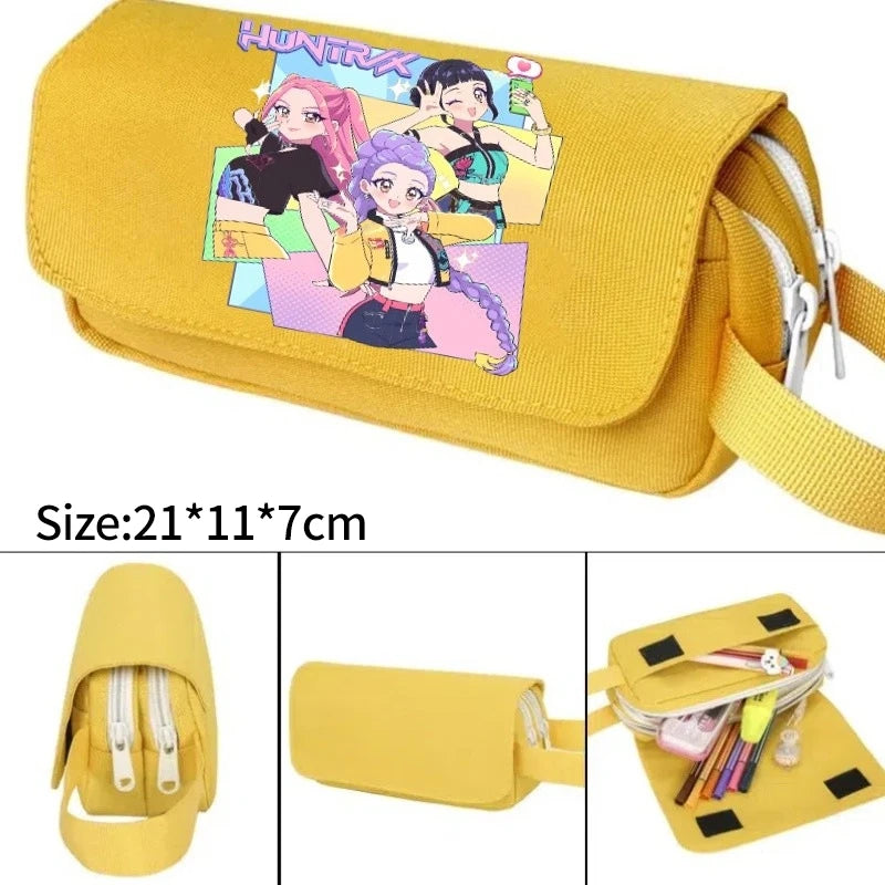 Großes mehrschichtiges Kpop Demon Hunt Federmäppchen für Schüler