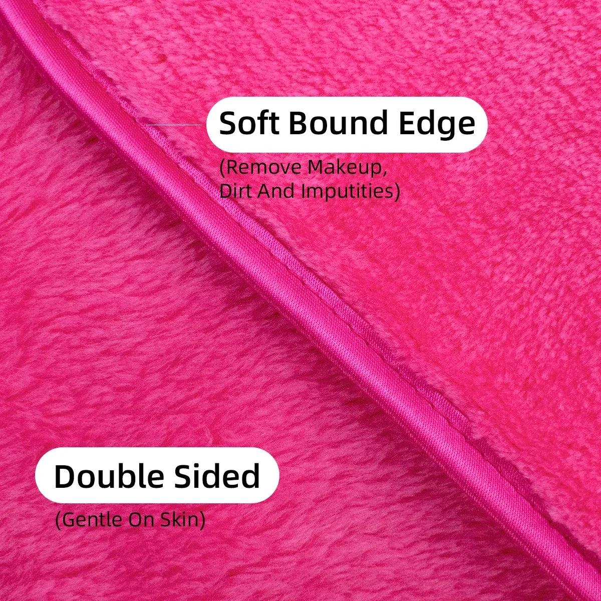 Waschbare Make Up Entferner Pads aus Mikrofaser 2er Set