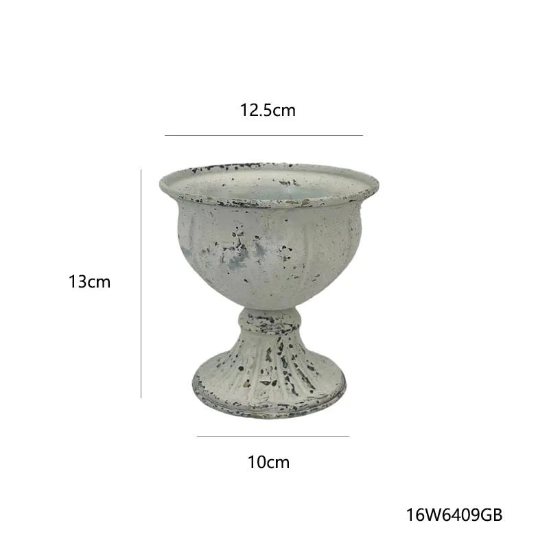 Retro Eisen Vase für Blumen, Heimdekoration und Hochzeit