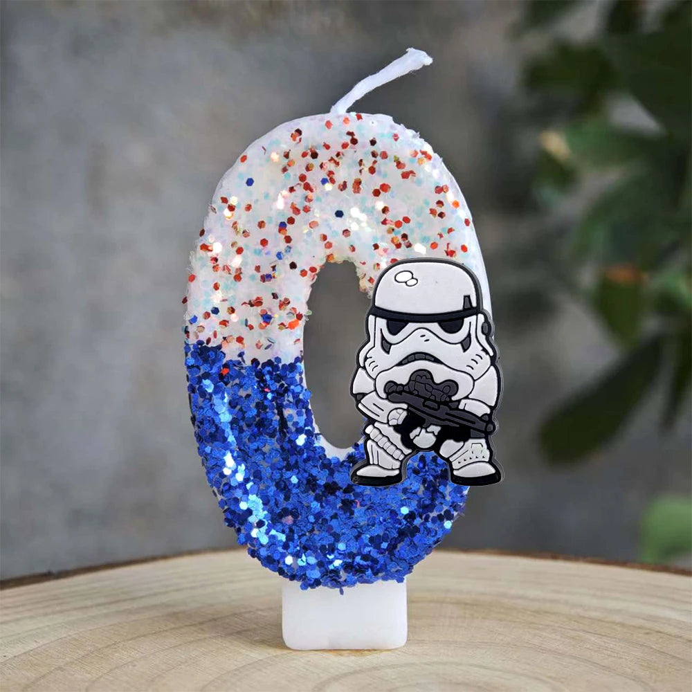 Thematische Geburtstagskerzen Zahlen für Partydekoration und Geschenke