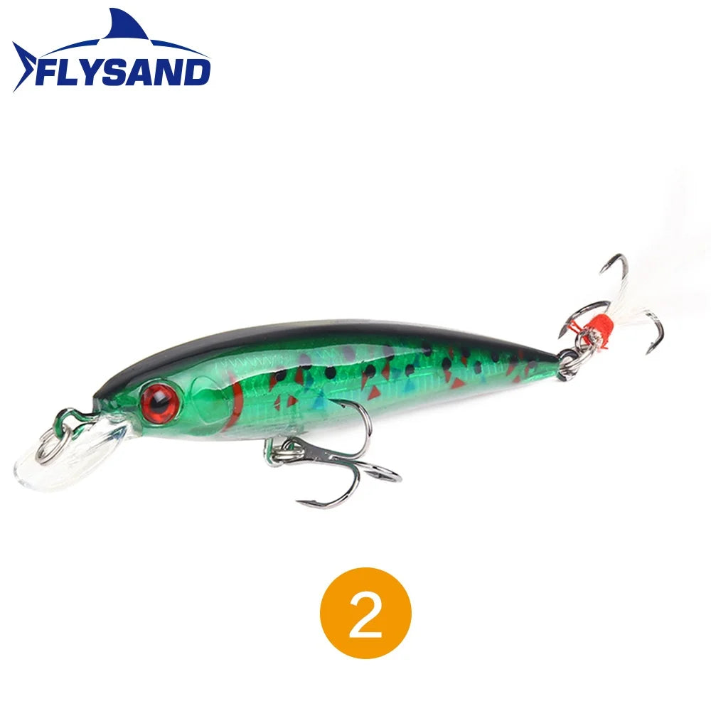 Effektiver Laser Minnow Köder 90mm 7,2g für Süß- und Salzwasser