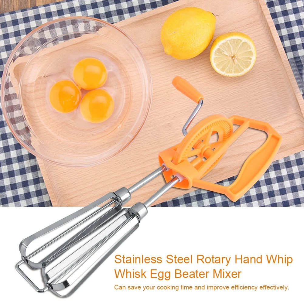 Eier-Schläger Handmixer aus Edelstahl für Küche und Backen