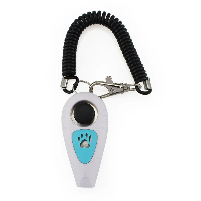 Multifunktions Haustier Clicker Pfeife – Hunde Katzen Training Schlüsselanhänger