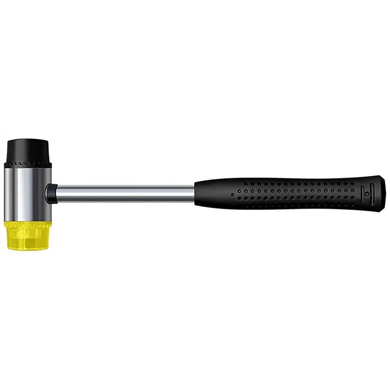 Gummihammer mit Edelstahlgriff für Lederarbeiten und Heimwerker DIY
