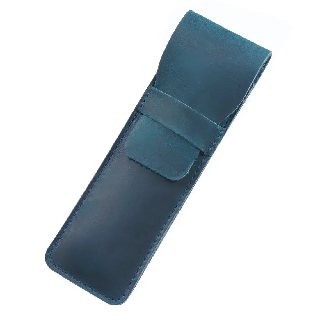 Handgefertigte Ledertasche für Stifte im Vintage-Retro-Stil