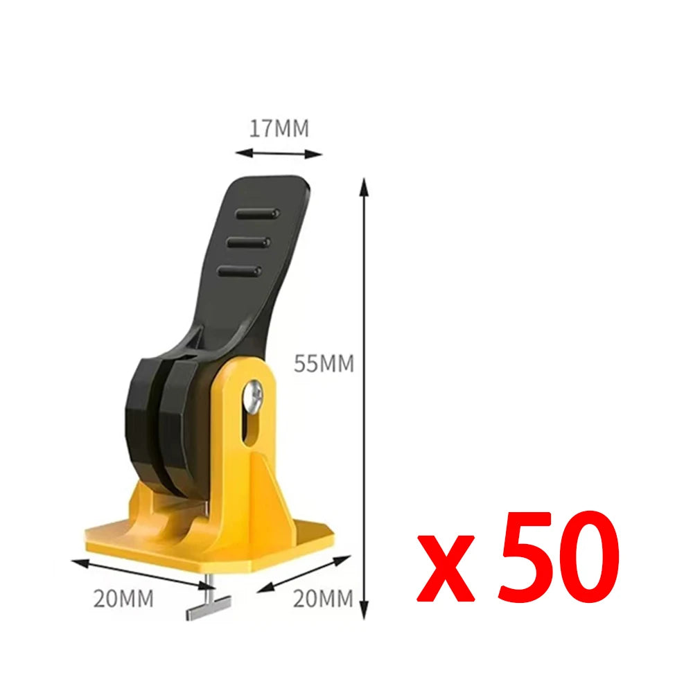 50er Set Nivelliersystem Clips für präzise Fliesenverlegung