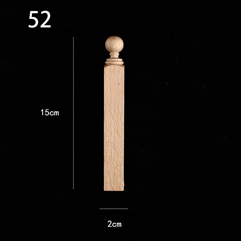 Holzapplikation Spindel Säule Dekoration für Möbel und Heim