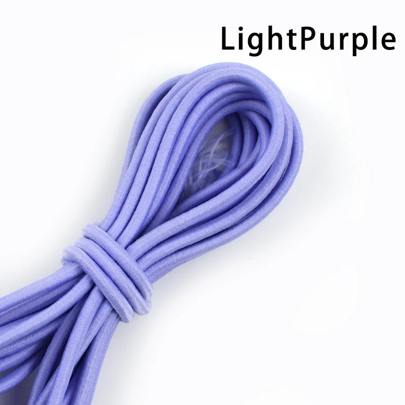 Flexibles 4mm Gummiband für DIY Kleidung, Haarbänder, Nähen