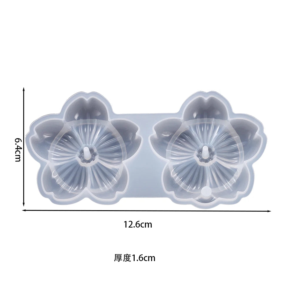 Herz Anhänger Silikonform für DIY Epoxidharz Schmuck Gussform Set