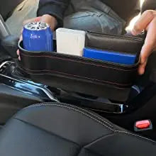 Sitzspalt-Aufbewahrungsbox PU-Leder | Universal Organizer Auto