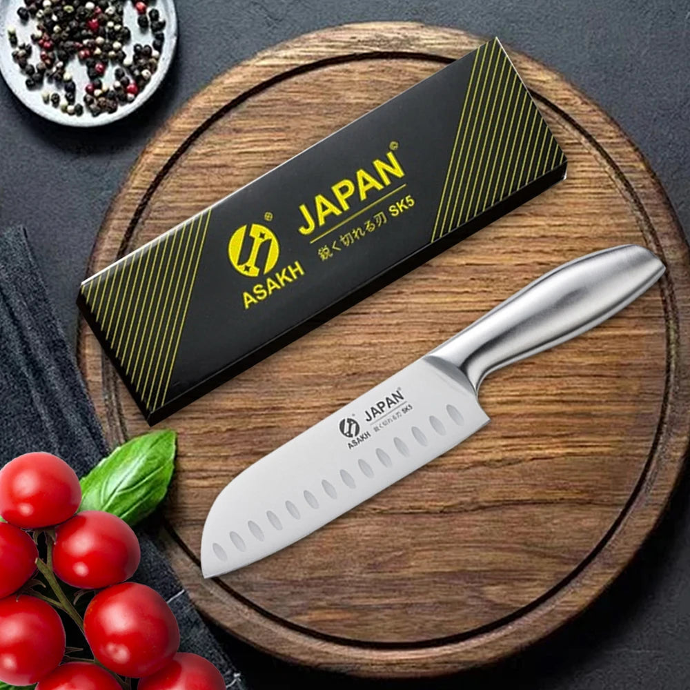 Edelstahl Küchenmesser mit Hohlgriff Kochmesser Fleischbeil Haushaltset