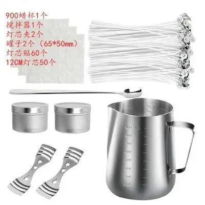 Kerze Schmelztiegel Wachs Schmelzbecher 1 2 3L Edelstahl DIY Gießkanne