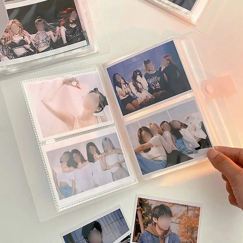 Transparentes PVC Fotoalbum für 80/160 Karten 3-6 Zoll Idol Star Sammlung