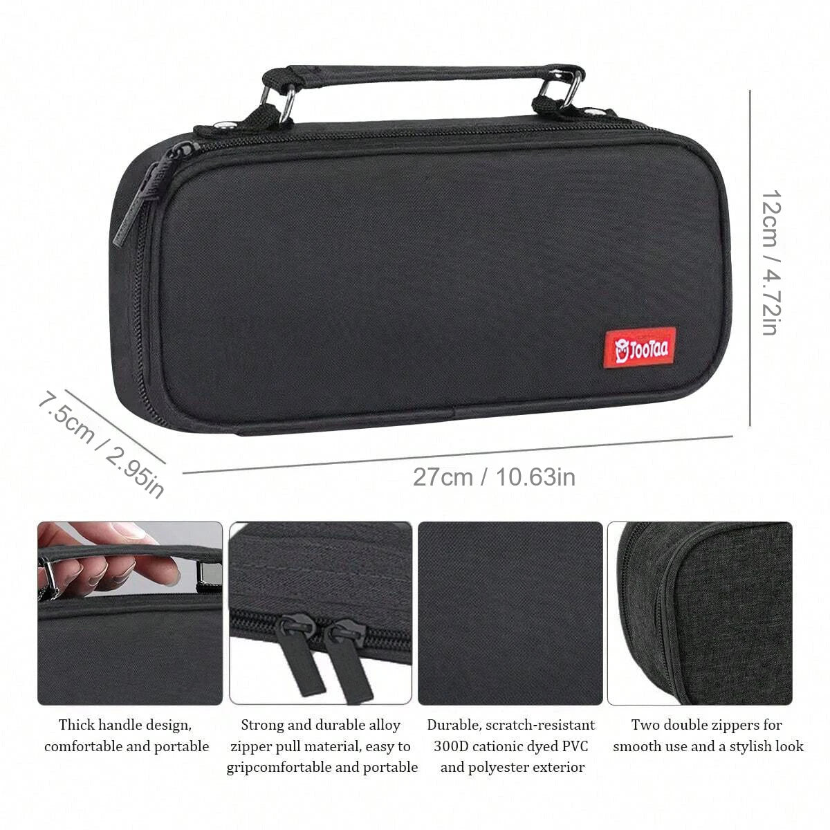 Tragbares Federmäppchen mit großer Kapazität und multifunktionaler Aufteilung