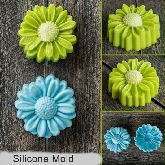 5 cm weiche Silikon-Backform für kreative 3D-Gänseblümchen-Kuchen - Yabubest - Home & More