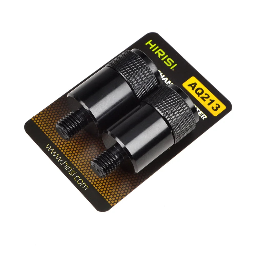 2x Schnellwechsel-Anschluss Karpfenangeln Aluminium Twist-Lock Adapter für Ruten