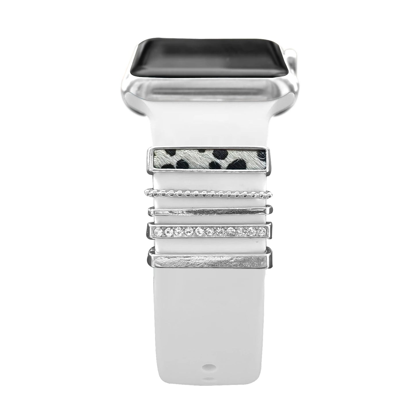 Dekoration für Apple Watch Band Ultra2 10 9 8 Diamant Schmuck Armband Zubehör für Samsung/Huawei Uhr 20/22mm Armband Charms-Yabubest - Home & More