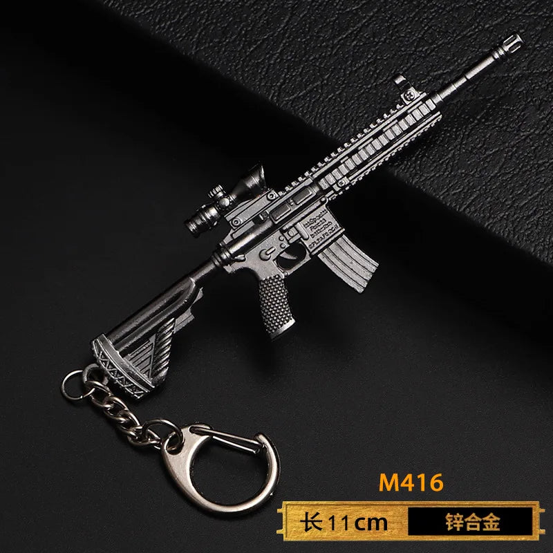 Spielzeugpistole Schlüsselanhänger aus Metall als Geschenk für Männer Jungen