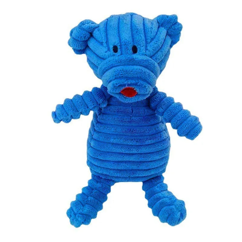 Kauspielzeug Esel Form aus Plüsch mit Squeaker für Hunde und Welpen