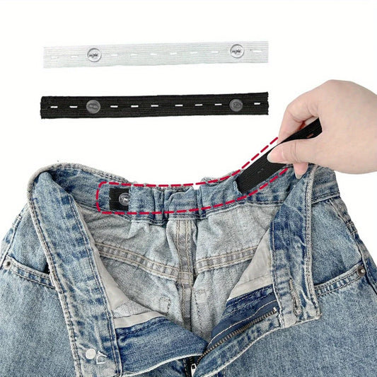 2-teiliges Set unsichtbarer Gürtelspanner elastisch Hosenschnallenversteller