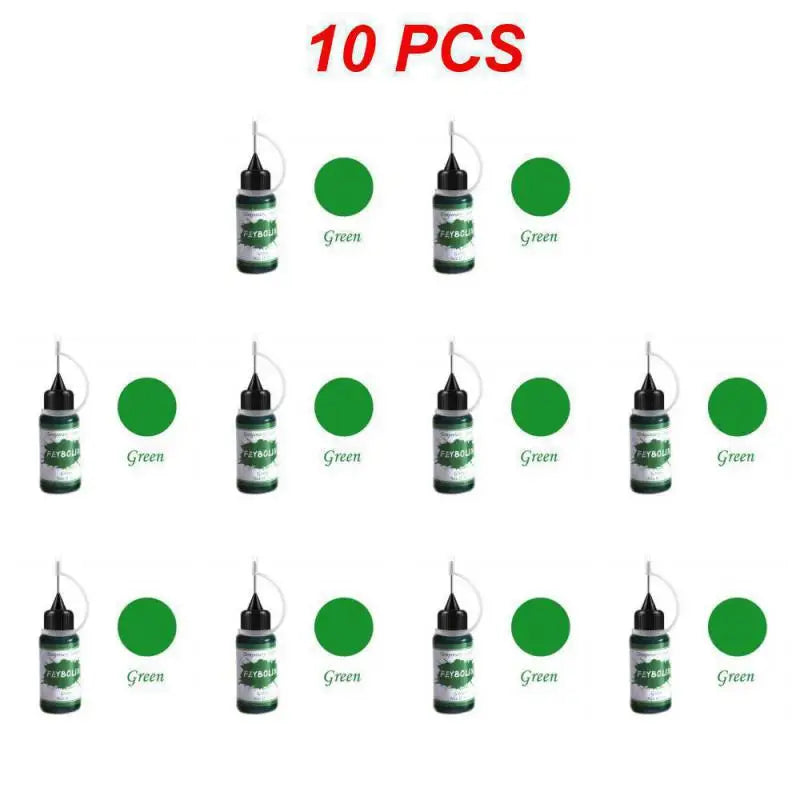 7 Farben Temporäre Henna Tattoo Tinte Set semi-permanent DIY Körperkunst