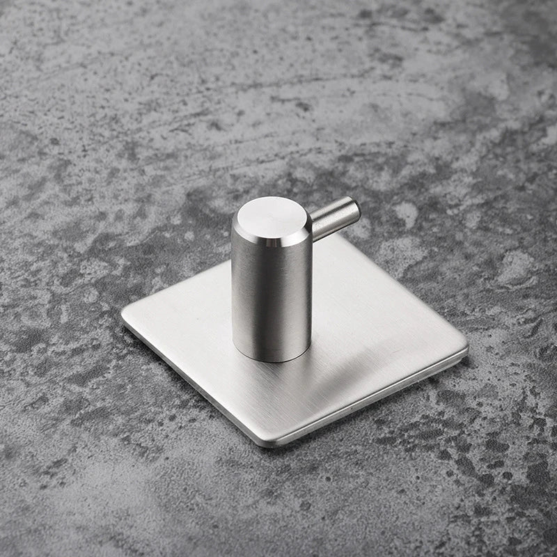 Edelstahl Klebehaken für Bad Küche Garderobe – Vielseitiger Wandhaken ohne Bohren