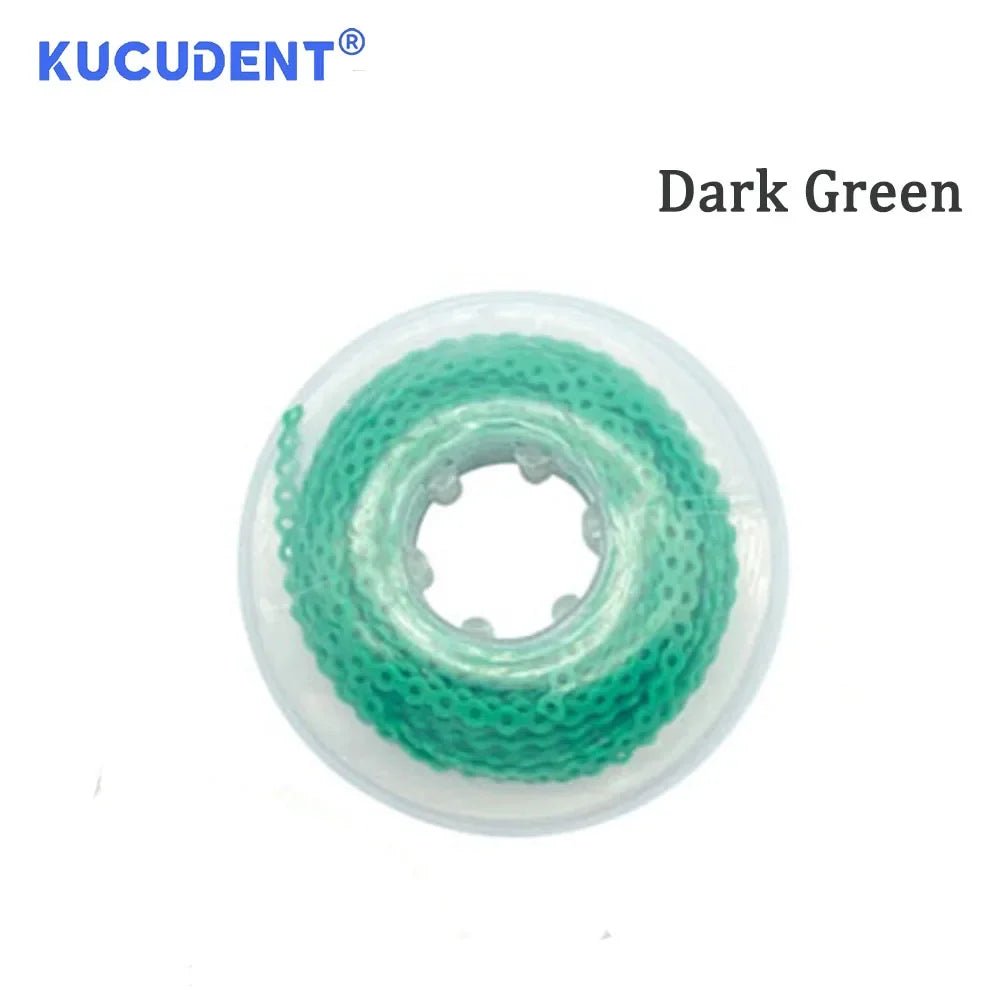 4,57 m elastische Dental Power Chain für Zahnspangen in mehreren Typen