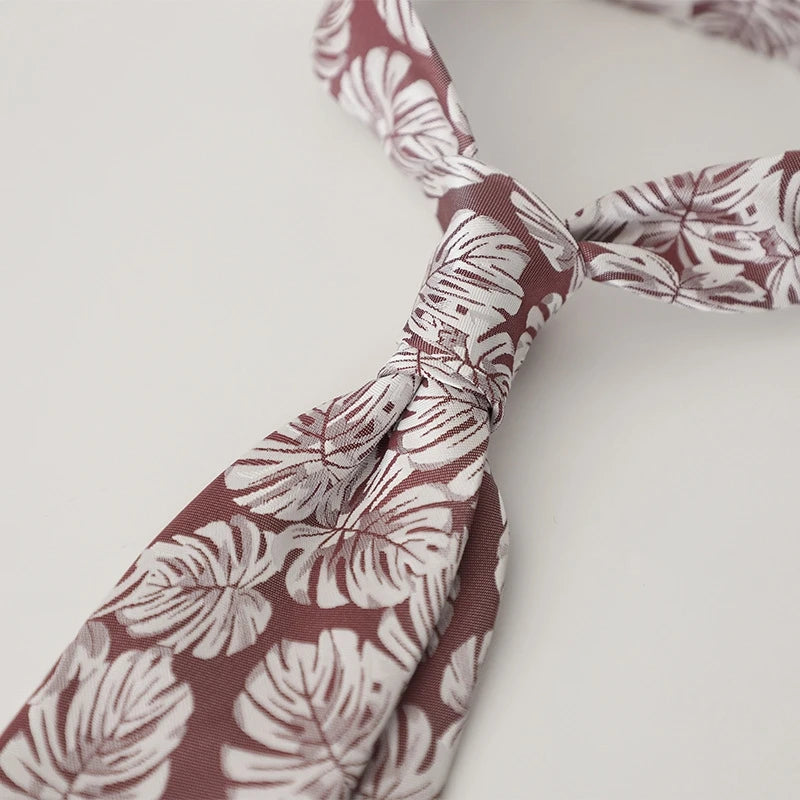 Modische Blumen Krawatte für Damen und Herren