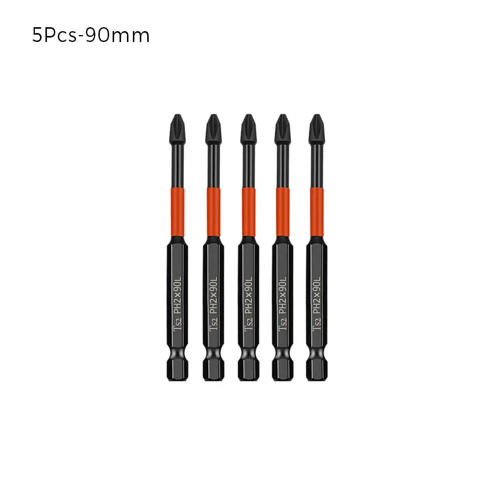 PH2 Magnetisches Kreuz Bit Set für Schraubarbeiten, Phillips, 5 oder 6 Stück