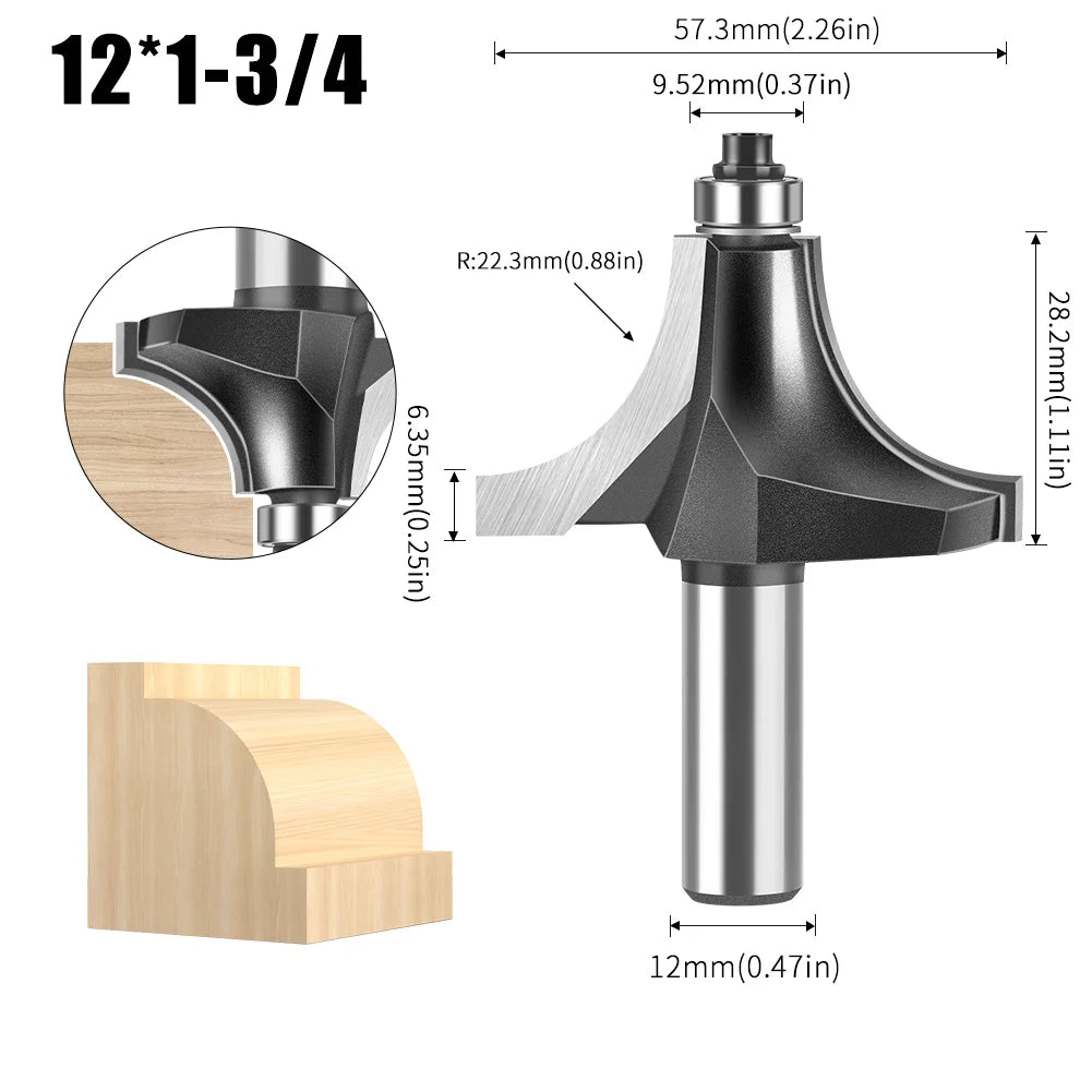 6/12mm Schaft Nut Schneiden Linie Router Bit für Holzbearbeitung