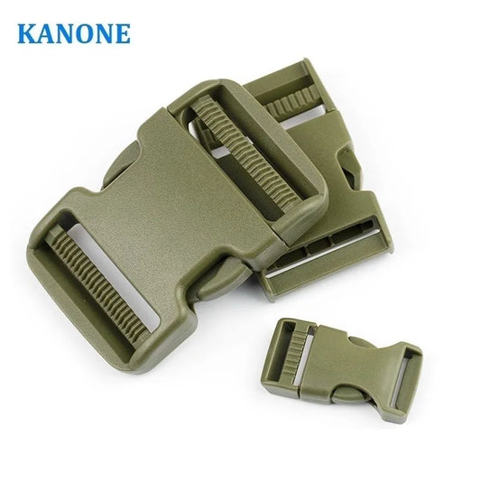 2x Kunststoff Schnallen doppelt verstellbar 20-50mm für Rucksack Gürtel