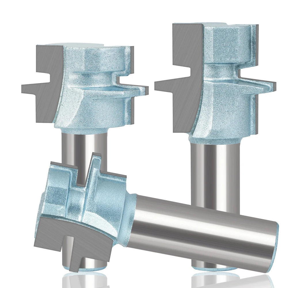 Holz Fräser 8mm und 12mm 1/2 Schaft - Präzises Trimmen und Zapfenfräsen